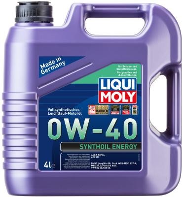 2451 LiquiMoly Синт. мот.масло Synthoil Energy 0W-40 SN A3/B4 (4л)