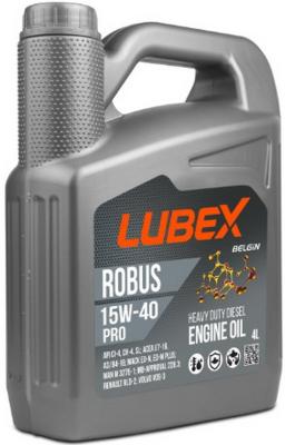 L019-0779-0405 LUBEX Мин. мот.масло ROBUS PRO LA 15W-40 CK-4/SN Plus/CI-4/CJ-4 E9 (5л)