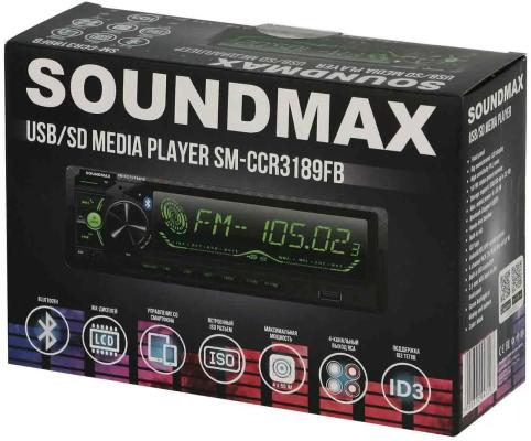 Автомагнитола Soundmax SM-CCR3189FB 1DIN 4x50Вт