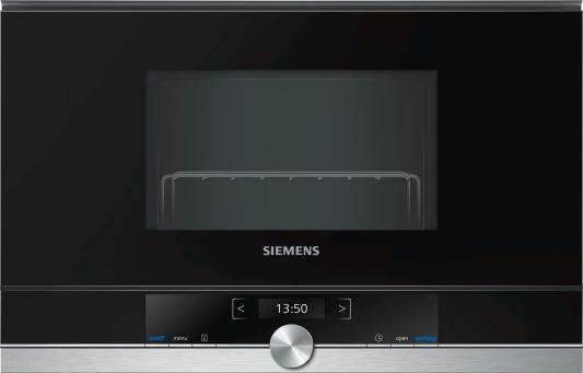 СВЧ Siemens BE634LGS1 900 Вт серебристый чёрный