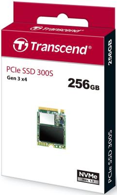 Твердотельный накопитель SSD M.2 2230 Transcend 256GB MTE300S <TS256GMTE300S> (PCI-E 3.0 x4, up to 2000/950Mbs, 3D NAND, 100TBW, NVMe 1.3, 22х30mm)