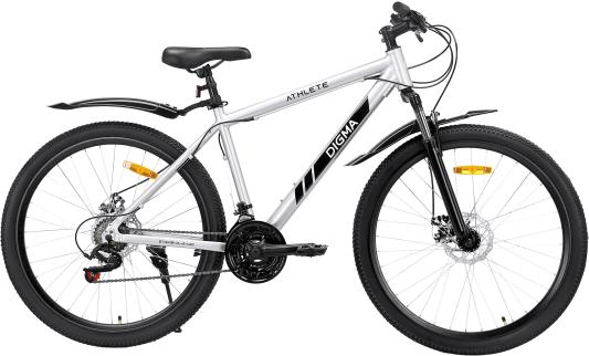 Велосипед Digma Athlete горный рам.:20" кол.:27.5" серый 15.64кг (ATHLETE-27.5/20-AL-S-LGY)