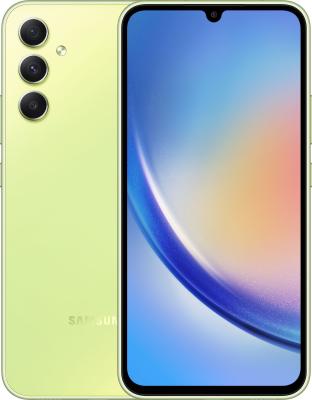 Смартфон Samsung SM-A346E Galaxy A34 5G 128Gb 8Gb зеленый лайм