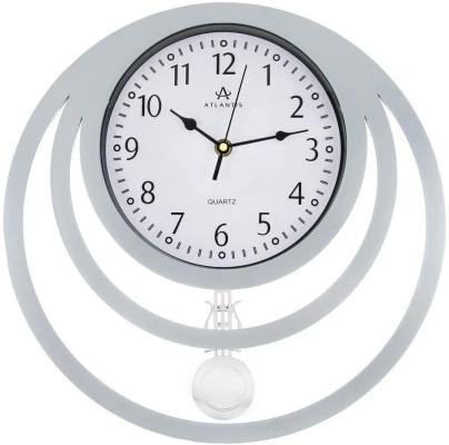 Часы настенные Atlantis GD-8809B серебристый