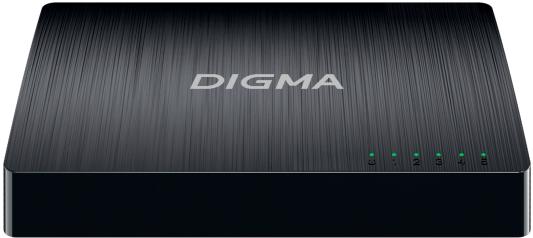 Коммутатор Digma DSW-105GE, неуправляемый