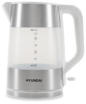 Чайник электрический Hyundai HYK-P4025 2200 Вт белый 1.9 л пластик
