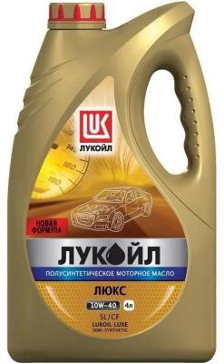 Полусинтетическое моторное масло LUKOIL Люкс 10W40 4 л
