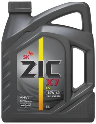 Cинтетическое моторное масло ZIC X7 LS 10W40 4 л