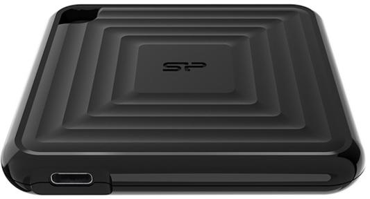Внешний SSD диск 1.8" 256 Gb USB Type-C Silicon Power PC60 черный SP256GBPSDPC60CK