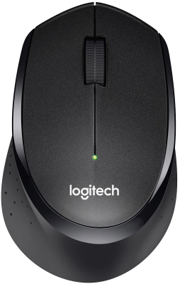 Мышь беспроводная Logitech M330 Silent Plus Black (черная, оптическая, 1000dpi, 2.4 GHz/USB-ресивер, бесшумная, под правую руку) (арт. 910-004924, M/N: M-R0051 / C-U0010)