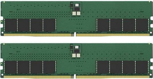 Оперативная память для компьютера 64Gb (2x32Gb) PC5-38400 4800MHz DDR5 DIMM CL40 Kingston ValueRAM KVR48U40BD8K2-64