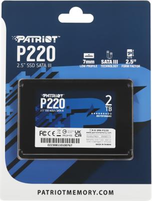 Накопитель SSD Patriot SATA III 2Tb P220S2TB25 P220 2.5"