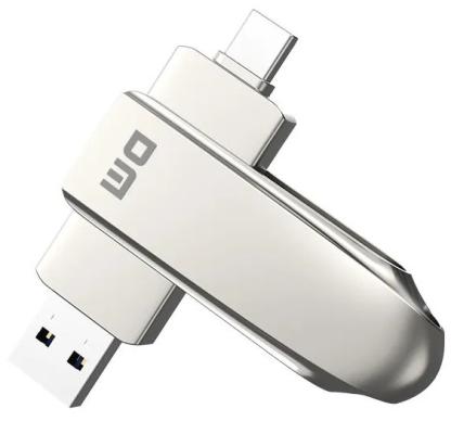 Флешка 128Gb DM FS230-USB3.2 128GB USB Type-C USB 3.2 серебристый
