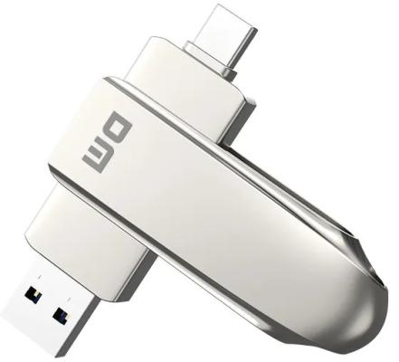 Флешка 256Gb DM FS230-USB3.2 256GB USB 3.2 серебристый