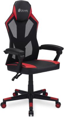 Кресло для геймеров Oklick 121G чёрный красный
