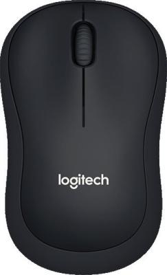 Мышь беспроводная Logitech B220 чёрный USB + радиоканал
