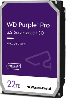 Жесткий диск 3.5" 22 Tb 7200 rpm 512 Mb cache Western Digital Purple PRO SATA III 6 Gb/s WD221PURP