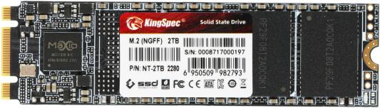Твердотельный накопитель SSD M.2 2 Tb Kingspec NT-2TB Read 580Mb/s Write 550Mb/s 3D NAND