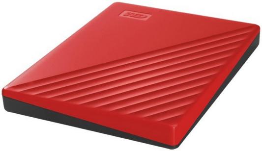 Внешний жесткий диск 2.5" 5 Tb USB 3.2 Gen1 Western Digital WD My Passport красный