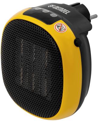 Тепловентилятор Denzel DTFC-700 700 Вт дисплей термостат чёрный желтый