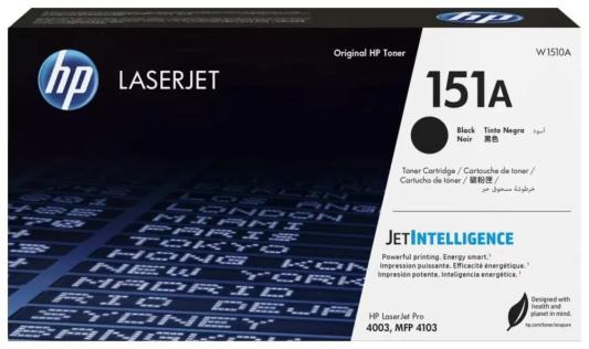 Тонер-картридж HP 151A для HP LaserJet Pro 4003dn 3050стр Черный W1510A