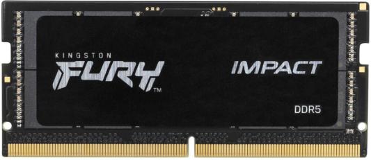 Оперативная память для ноутбука 16Gb (1x16Gb) PC5-44800 5600MHz DDR5 SO-DIMM CL40 Kingston Fury Impact KF556S40IB-16