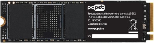 Накопитель SSD PC Pet PCI-E 3.0 x4 4Tb PCPS004T3 M.2 2280 OEM