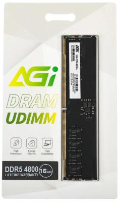 Оперативная память для компьютера 16Gb (1x16Gb) PC5-38400 4800MHz DDR5 DIMM CL40 AGI AGI480016UD238 AGI480016UD238
