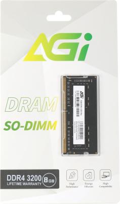 Память DDR4 8GB 3200MHz AGi AGI320008SD138 SD138 OEM PC4-25600 SO-DIMM 260-pin OEM
