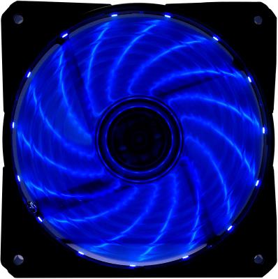 Вентилятор Digma DFAN-LED-BLUE 120x120x25mm 3-pin 4-pin (Molex)23dB 115gr LED Ret