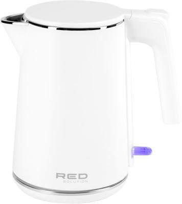 Чайник электрический Red Solution RK-M1571 1850 Вт белый 1 л металл/пластик