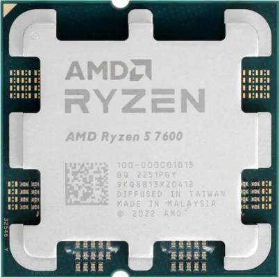 Процессор AMD Ryzen 5 7600 3800 Мгц AMD AM5 OEM 100-000001015
