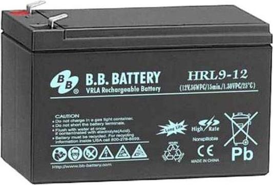 Аккумуляторная батарея B.B. Battery HRL  9-12 (12V;9Ah) (Уценка, замят угол корпуса (на работоспособность не влияет))