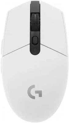 Мышь беспроводная Logitech G304 Lightspeed белый USB + радиоканал 910-005295