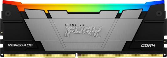 Оперативная память для компьютера 16Gb (1x16Gb) PC4-28800 3600MHz DDR4 DIMM CL16 Kingston Fury Renegade RGB KF436C16RB12A/16