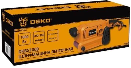 Ленточная шлифовальная машина Deko DKBS1000 1000Вт шир.ленты 76мм (063-4353)