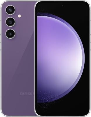 Смартфон Samsung SM-S711B Galaxy S23 FE 5G 256Gb 8Gb фиолетовый моноблок 3G 4G 6.4" 1080x2340 Android 13 50Mpix 802.11 a/b/g/n/ac/ax NFC GPS GSM900/1800 GSM1900 TouchSc Protect