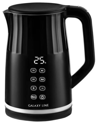 Чайник электрический GALAXY LINE GL0337 2200 Вт чёрный 1.7 л металл/пластик