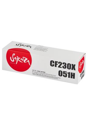 Картридж Sakura CF230X/051H для HP, Canon LJ m203dn/LJ m203dw/LJ m227dw/LJ m227fdw/LJ m227sdn, черный, 4000 к.