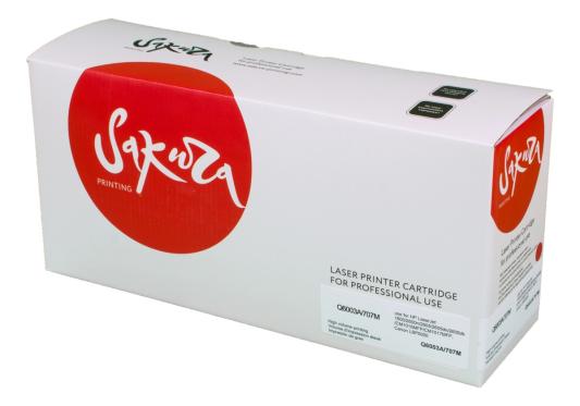 Картридж Sakura Q6003A/707M для HP, Canon LJ 1600/LJ 2600n/LJ 2605/LJ 2605dn/LJ 2605dtn/CM1015MFP/CM1017MFP, пурпурный, 2000 к.