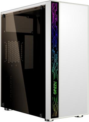 Ginzzu A390  White Window RGB подсветка 1*USB 3.0, 2*USB 2.0, AU