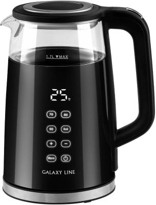 Чайник электрический Galaxy Line GL 0342 1.7л. 2200Вт черный (корпус: пластик)