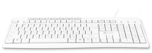 Клавиатура Oklick 305M,  USB, белый [1875227]