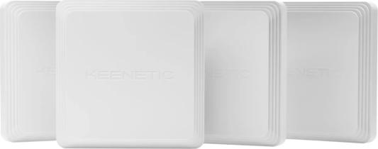 Wi-Fi система Keenetic Voyager Pro Pack 802.11ax 1800Mbps 2.4 ГГц 5 ГГц 1xLAN PoE белый KN-3510PACK