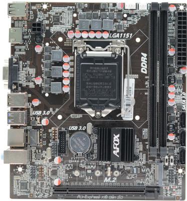 IH310C-MA6-V4 AFOX motherboard intel H310C, INTEL Socket 1151, 1000Mbps, Micro-ATX