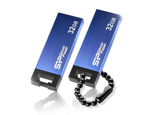 Внешний накопитель 32GB USB Drive <USB 2.0> Silicon Power Touch 835 Blue SP032GBUF2835V1B