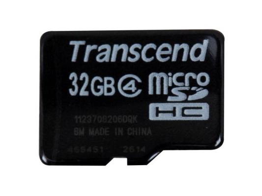 Карта памяти MicroSDHC 32GB Transcend Class4 no Adapter (TS32GUSDC4)