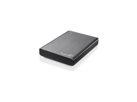 Внешний жесткий диск Seagate 1Tb STCK1000200 Wireless Plus Black <2.5", USB 3.0, Wi-Fi>