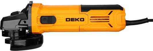 Углошлифовальная машина Deko DKAG1200 1200Вт 12000об/мин рез.шпин.:M14 d=125мм (085-1008)