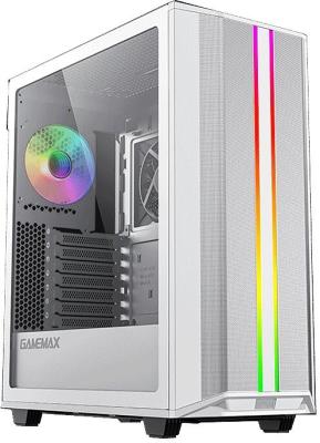 GameMax Корпус Precision COC White (T808) (ATX, Белый, 2*USB 3.0, Зак.стекло, 1*120мм+ COC, без БП)